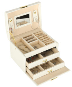 Lukustatav sahtlite ja peegliga ehtekarp Soodukas.Com