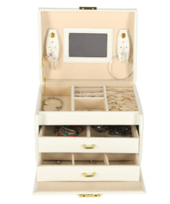 Lukustatav sahtlite ja peegliga ehtekarp Soodukas.Com