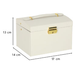 Lukustatav sahtlite ja peegliga ehtekarp Soodukas.Com