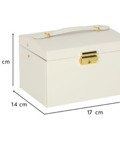 Lukustatav sahtlite ja peegliga ehtekarp Soodukas.Com