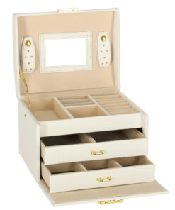 Lukustatav sahtlite ja peegliga ehtekarp Soodukas.Com