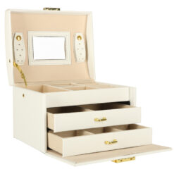 Lukustatav sahtlite ja peegliga ehtekarp Soodukas.Com