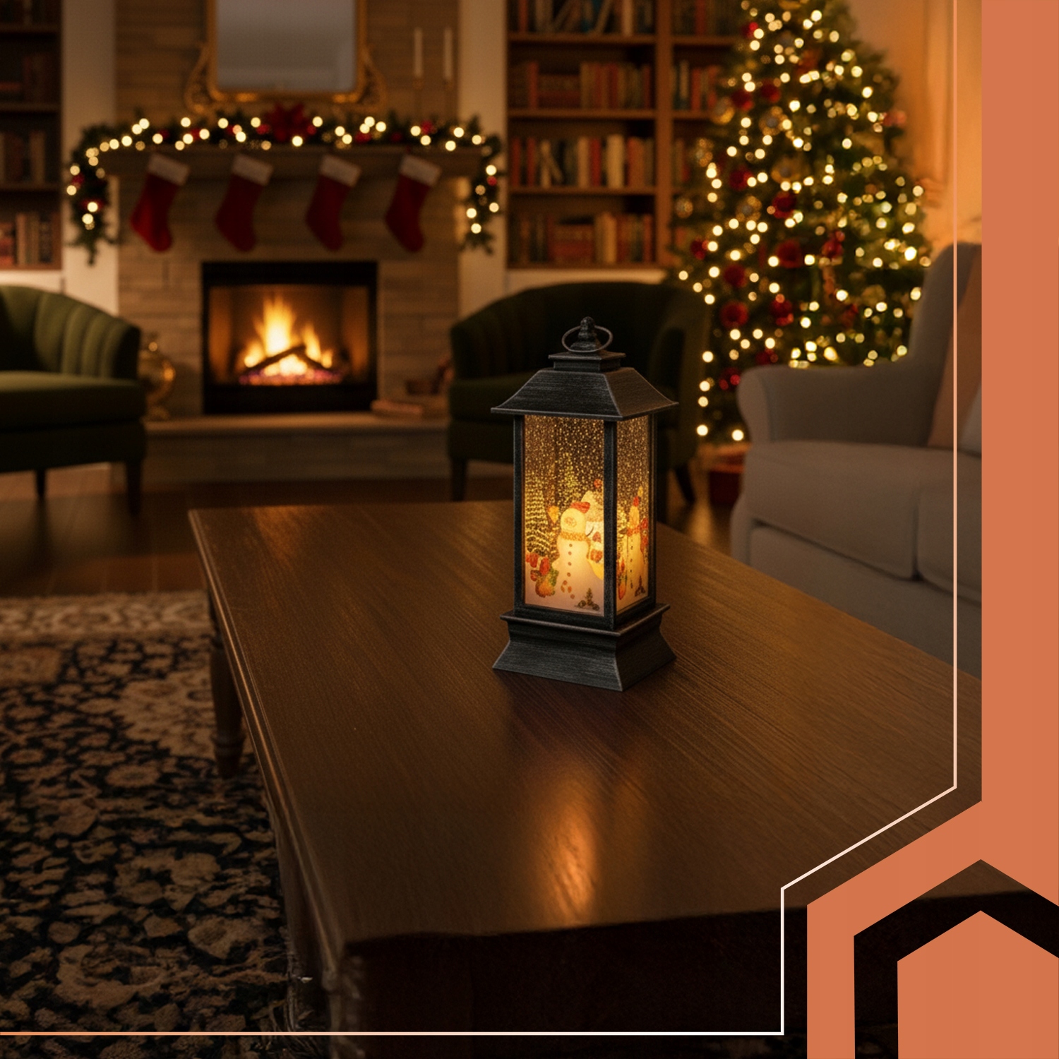 Jõululatern LED küünlaga - Image 12