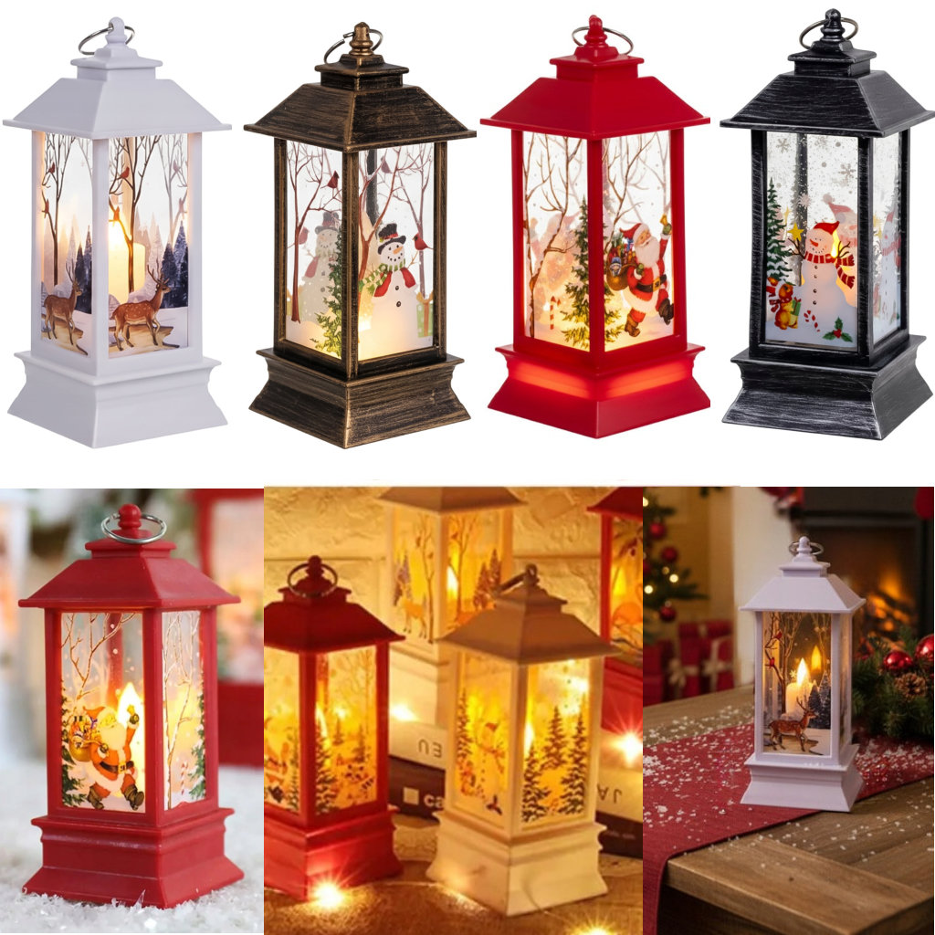 Jõululatern LED küünlaga