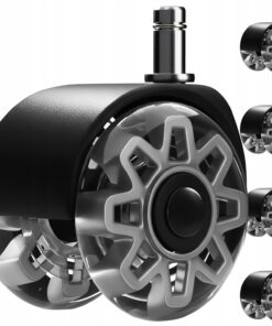 Kummist kontoritooli rattad 5tk