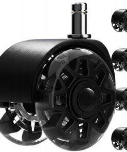 Kummist kontoritooli rattad 5tk