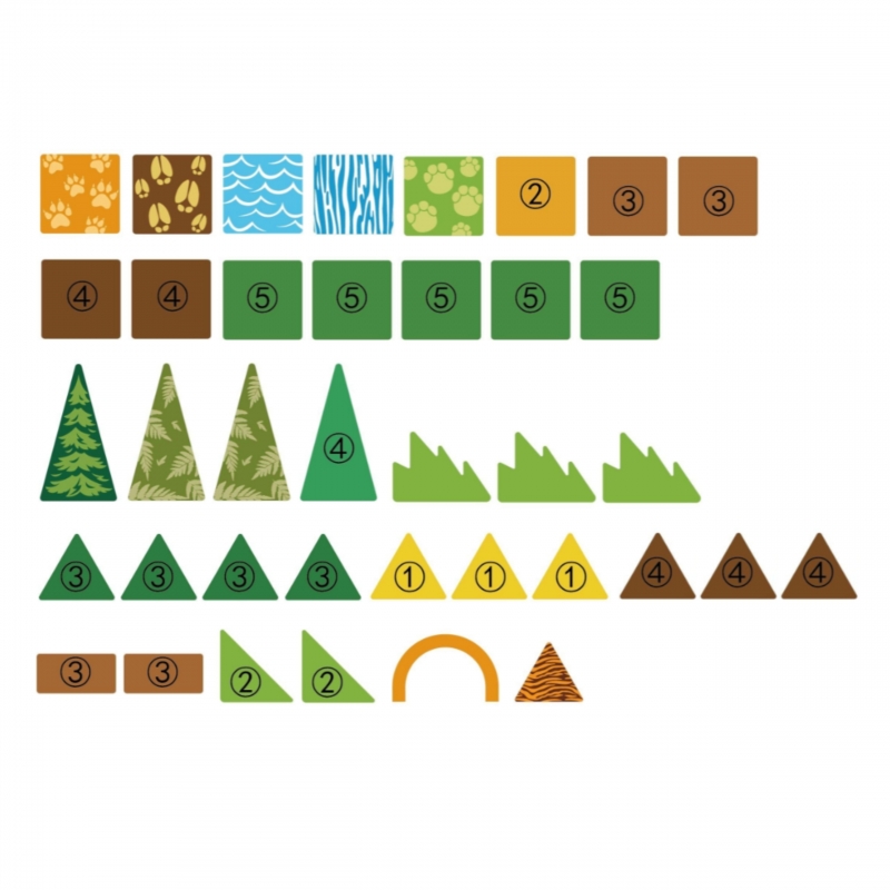 Magnetklotsid – 45-osaline komplekt džungli loomadega – Soodukas.Com Magnetklotsid – 45-osaline komplekt džungli loomadega - Image 4