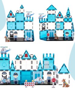 Alternative view of Magnetklotsid – 42-osaline politsei komplekt