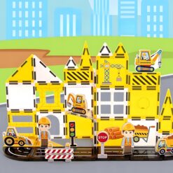 Magnetklotsid – 47-osaline ehitusplatsi komplekt Soodukas.Com