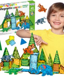 Esileht – Soodukas.Com Magnetklotsid – 45-osaline komplekt džungli loomadega