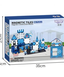 Magnetklotsid – 42-osaline politsei komplekt Soodukas.Com