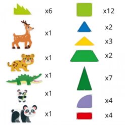 Magnetklotsid – 45-osaline komplekt loomadega – Soodukas.Com Magnetklotsid – 45-osaline komplekt loomadega Soodukas.Com