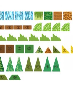 Magnetklotsid – 45-osaline komplekt loomadega Soodukas.Com