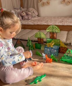 Magnetklotsid – 45-osaline komplekt loomadega Soodukas.Com