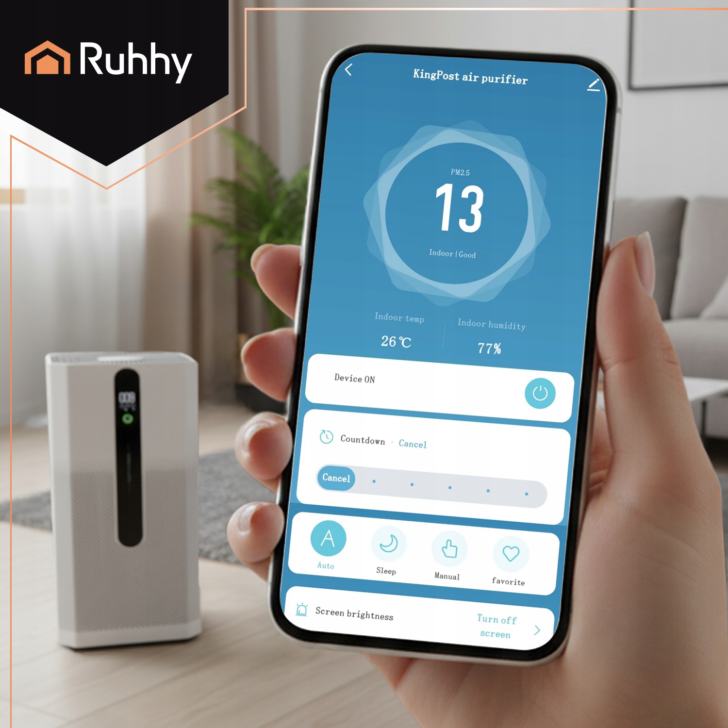 Nutikas õhupuhastaja ionisaator WiFiga – Soodukas.Com Nutikas õhupuhastaja ionisaator WiFiga - Image 5