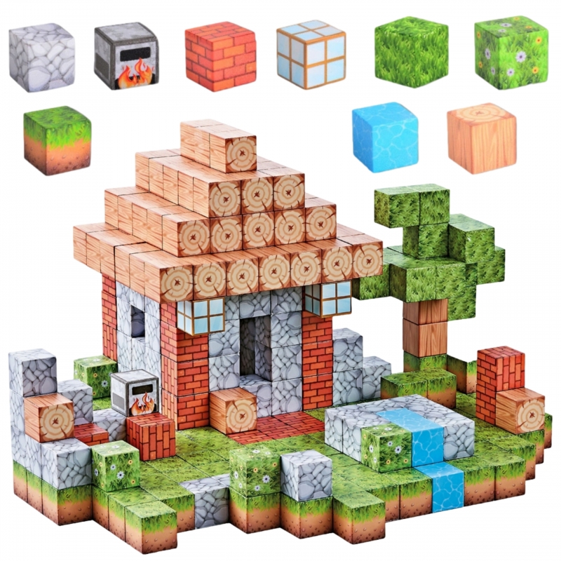 Magnetklotsid - ehituskuubikud 108tk – Soodukas.Com Magnetklotsid
