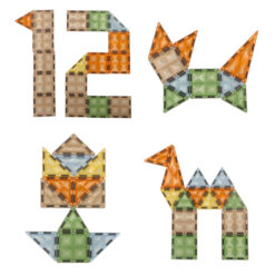 Magnetklotsid valgus-elementidega 90 osa Soodukas.Com