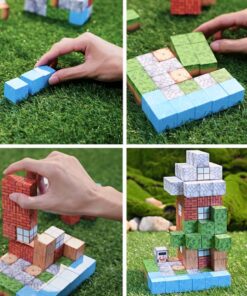 Alternative view of Magnetklotsid - ehituskuubikud 108tk 