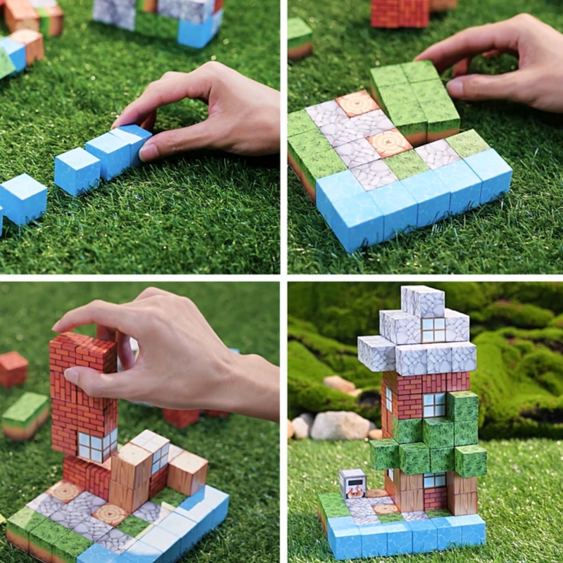 Magnetklotsid - ehituskuubikud 108tk – Soodukas.Com Magnetklotsid - ehituskuubikud 108tk - Image 2