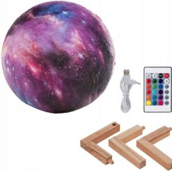 Mitmevärviline 3D kuu öölamp puldiga – Soodukas.Com Mitmevärviline 3D kuu öölamp puldiga Soodukas.Com