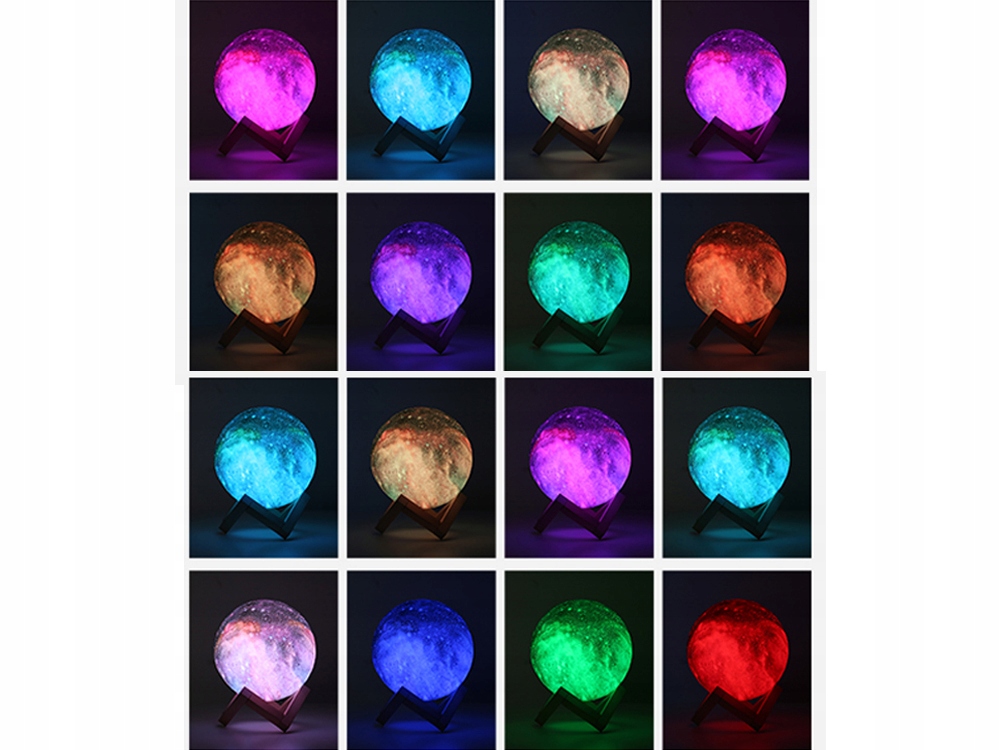 Mitmevärviline 3D kuu öölamp puldiga – Soodukas.Com Mitmevärviline 3D kuu öölamp puldiga - Image 9