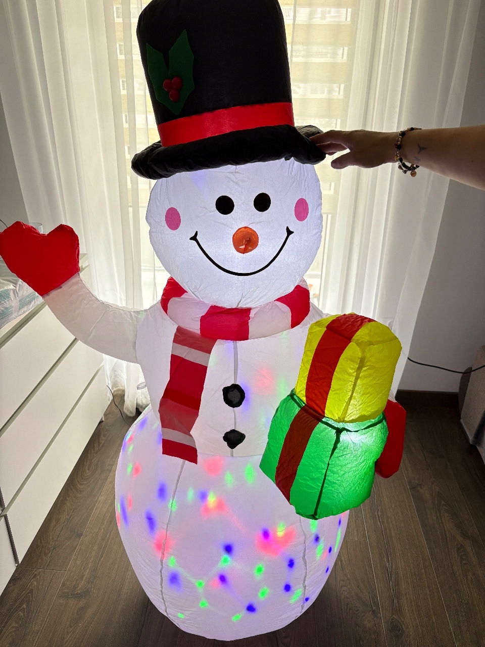 155cm täispuhutav lumememm LED-tuledega – Soodukas.Com 155cm täispuhutav lumememm LED-tuledega - Image 14