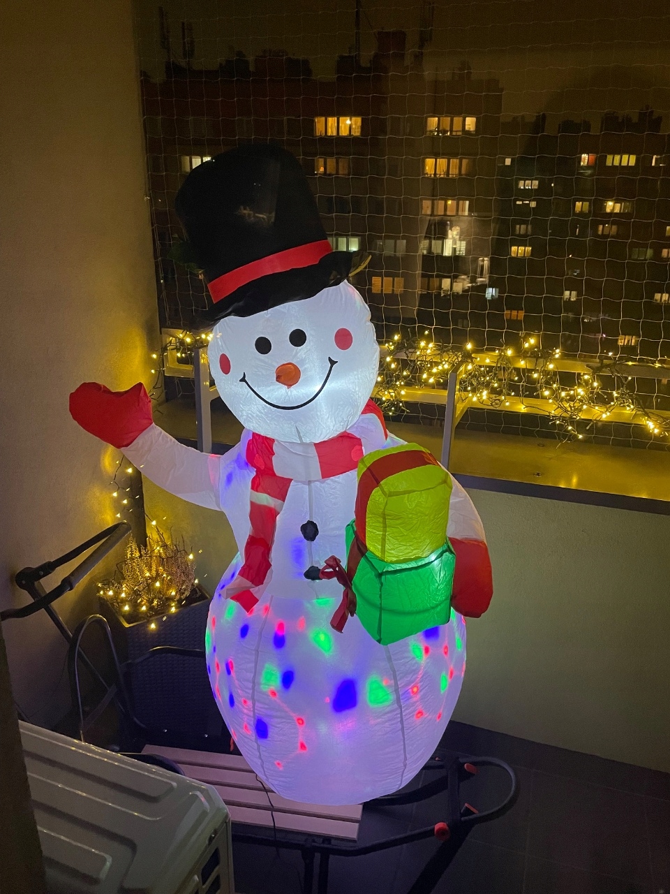 155cm täispuhutav lumememm LED-tuledega – Soodukas.Com 155cm täispuhutav lumememm LED-tuledega - Image 2