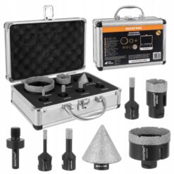 Teemant augusaagide ja -freeside komplekt kohvris