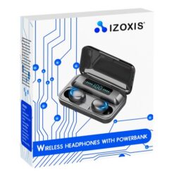 Wireless headphones with power bank Soodukas.Com