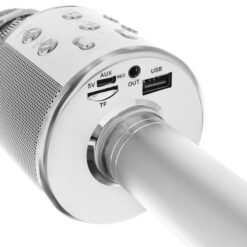 Karaoke Microphone - Silver Izoxis 22188 Soodukas.Com