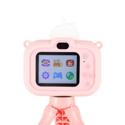 Roosa digitaalne kaamera väikestele loovhingedele