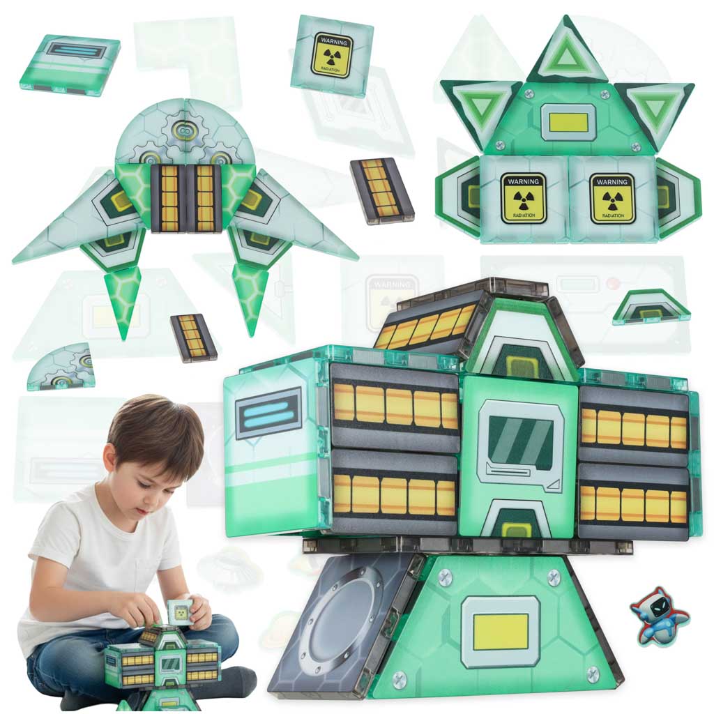 Magnetklotsid - 108-osaline kosmoselaeva komplekt – Soodukas.Com Magnetklotsid - 108-osaline kosmoselaeva komplekt