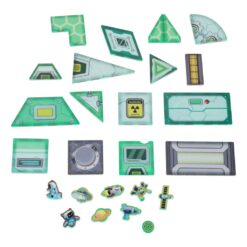 Magnetklotsid - 108-osaline kosmoselaeva komplekt – Soodukas.Com Loovuse arendamine magnetklotsidega