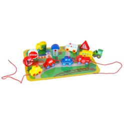 Nöörimismäng - puidust sõidukitega klotsid + alusplaat – Soodukas.Com Nöörimismäng - puidust sõidukitega klotsid + alusplaat Soodukas.Com