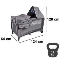 Alternative view of Kokkupandav reisivoodi mähkimisaluse ja varikatusega