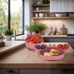 Silikoonist laste nõudekomplekt Soodukas.Com