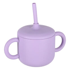 Lilla silikoonist laste sööginõude komplekt Soodukas.Com