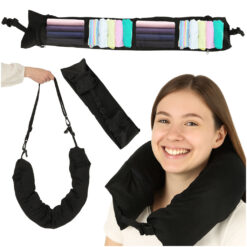 Reisipadi kaelatoega must