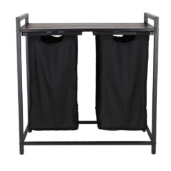 Kaheosaline pesukorv riiuliga Soodukas.Com