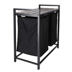 Kaheosaline pesukorv riiuliga Soodukas.Com