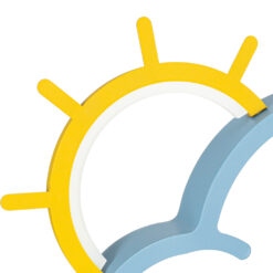 Laste LED laevalgusti pilvekujuline Soodukas.Com