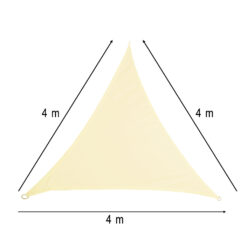 Kolmnurkne veekindel päikesevari Soodukas.Com