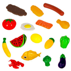 Lõbus köögiviljade ja puuviljade mängukomplekt Soodukas.Com