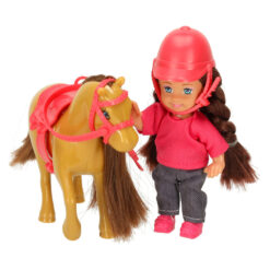 Nukk koos hobuse ja tarvikutega