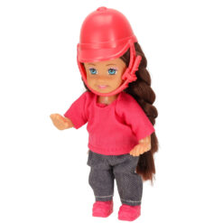 Nukk hobusega, pikad juuksed kammimiseks ja sättimiseks