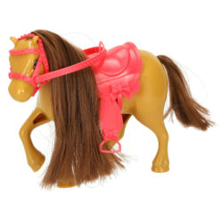 Vastupidav ABS-plastikust nukk ja hobune igapäevaseks mänguks