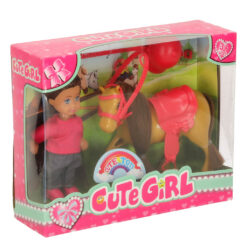 Kingiidee 3+ lapsele, hobuse ja nuku komplekt