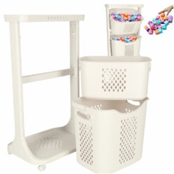 Kaheosaline ratastel hoiukorv Soodukas.Com