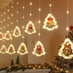 Jõuluteemaline LED valguskardin