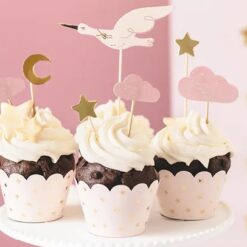 Muffinikaunistused kurgede motiiviga Soodukas.Com